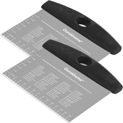 Stainless Steel Bench Scraper - 2-Pack s