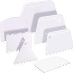 7-piece Plastic Cake Scraper