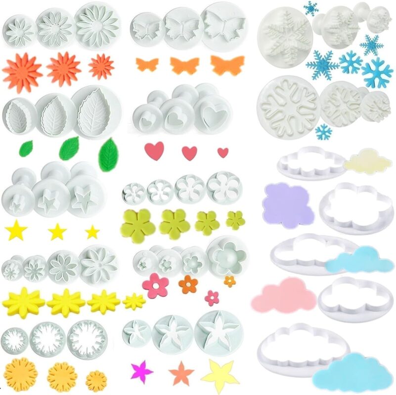 44-Piece Flower and Snowflake