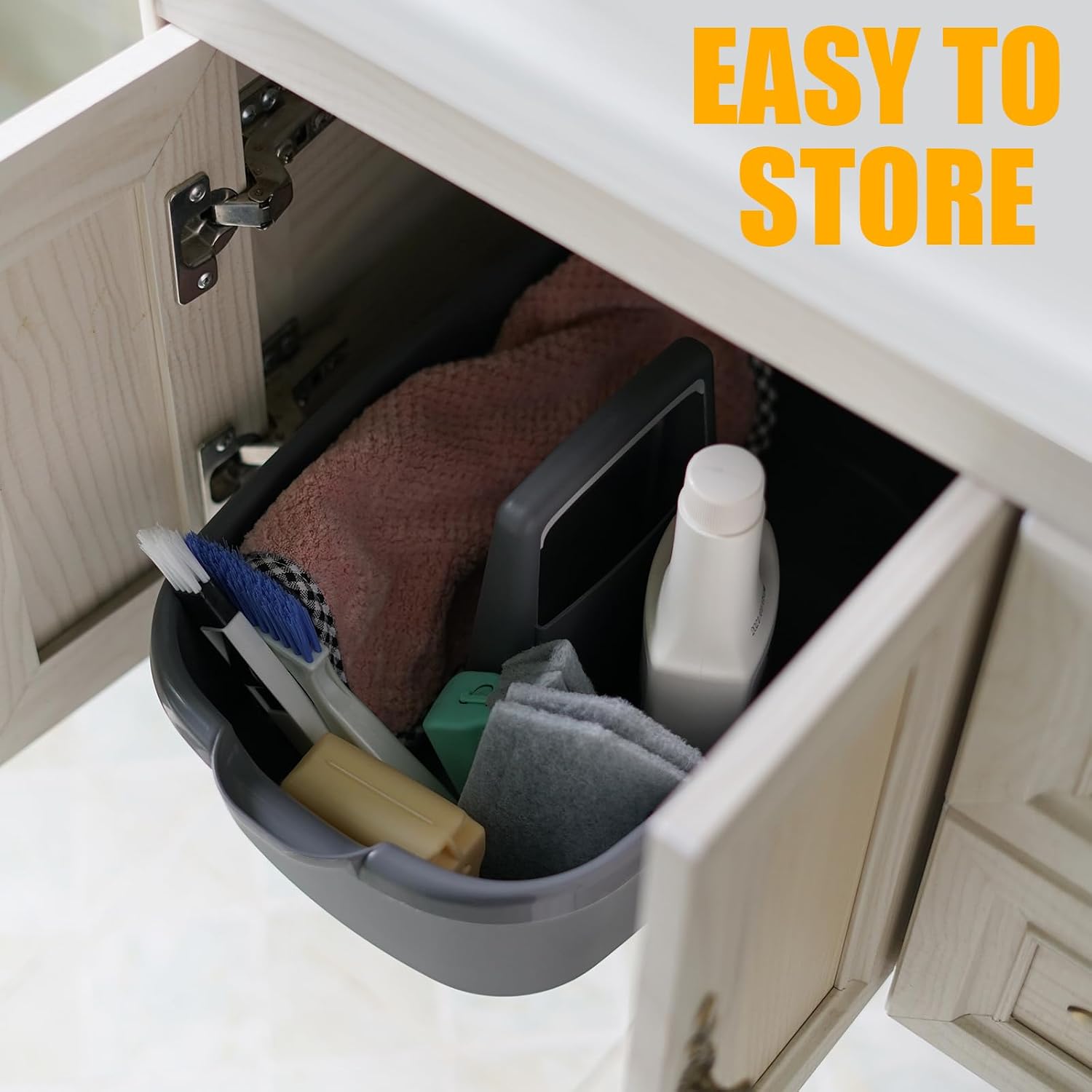 Cleaning Caddy with Handle, 2 Pack, Large