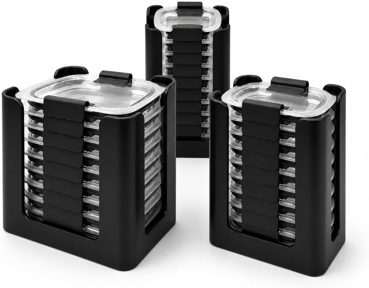 Container Lid Organiser, 3 Sizes, 3 Pack