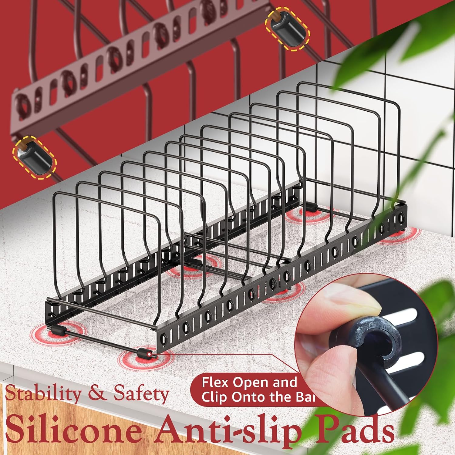 Cutting Board and Baking Tray Organiser, Expandable
