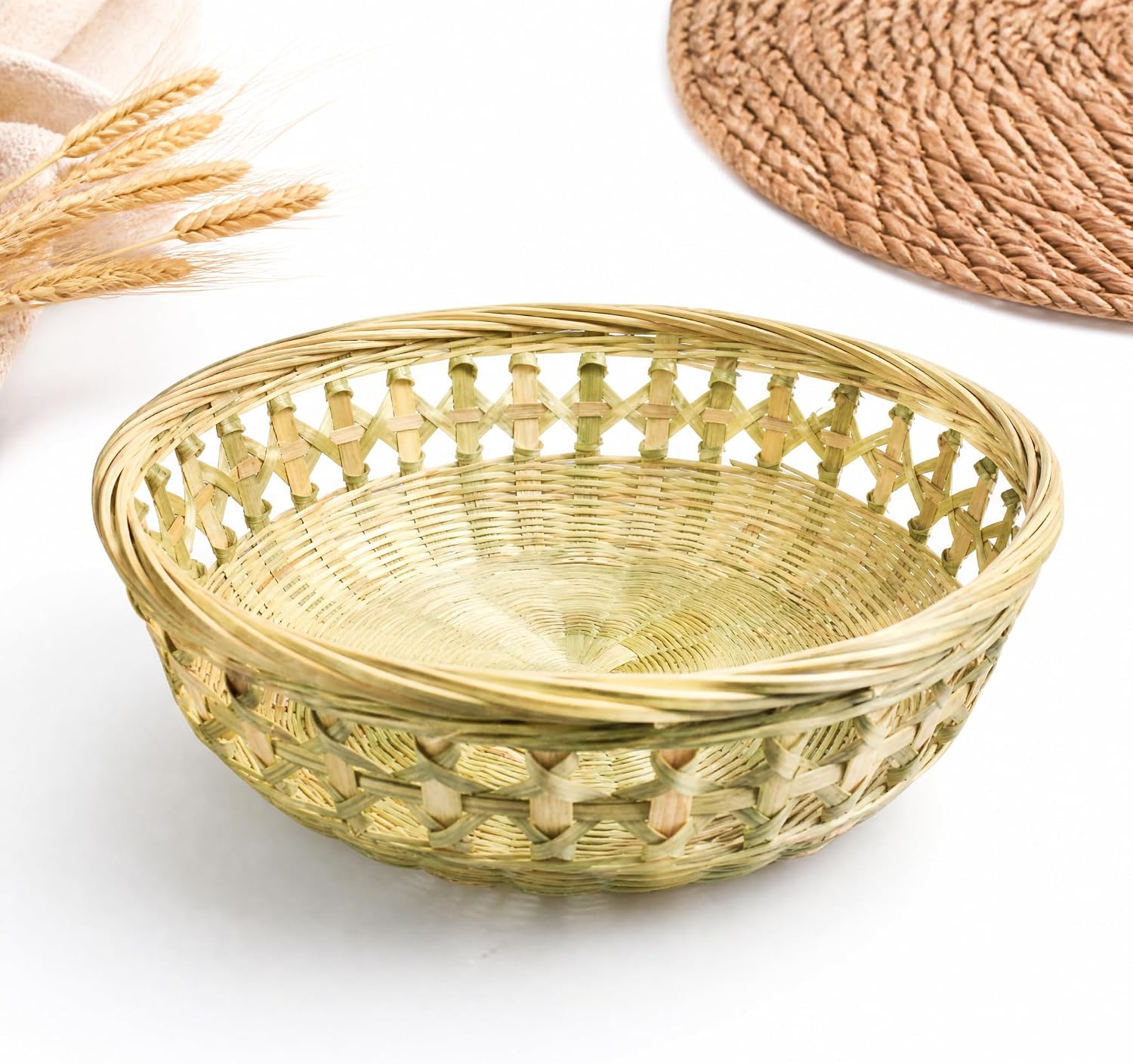 Handwoven Bamboo Storage Basket