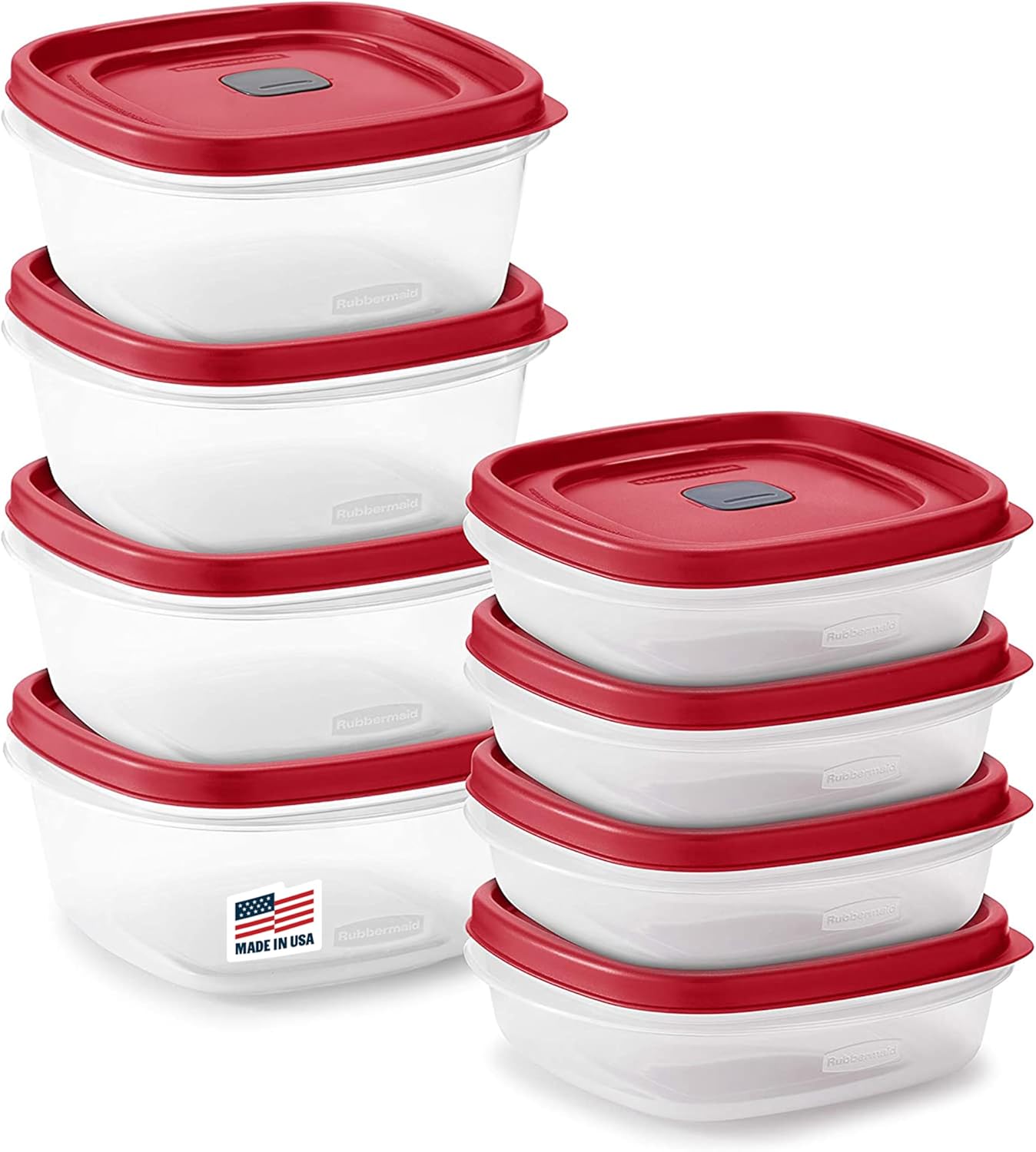 Household Container Set with Lids, 42 Pieces