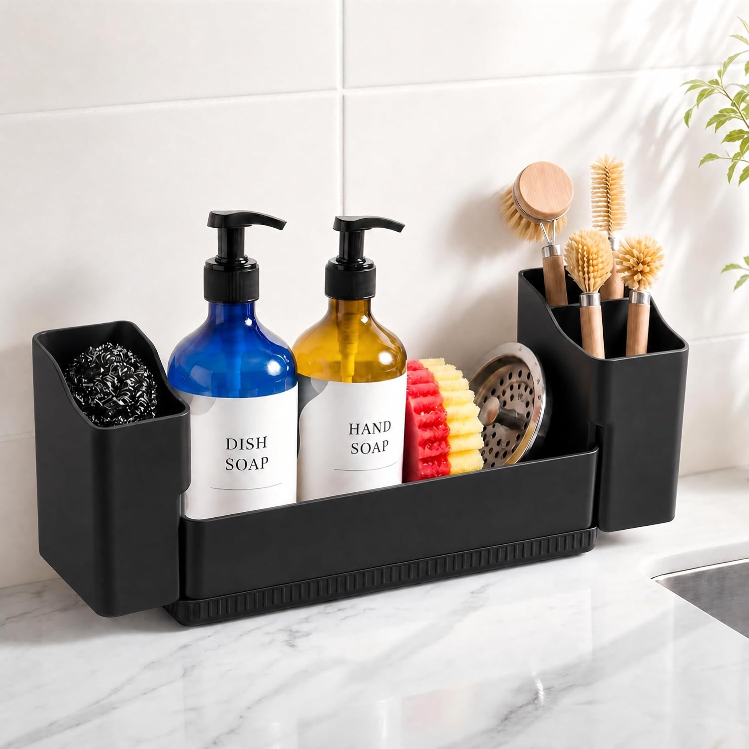 Black Expandable Sink Caddy
