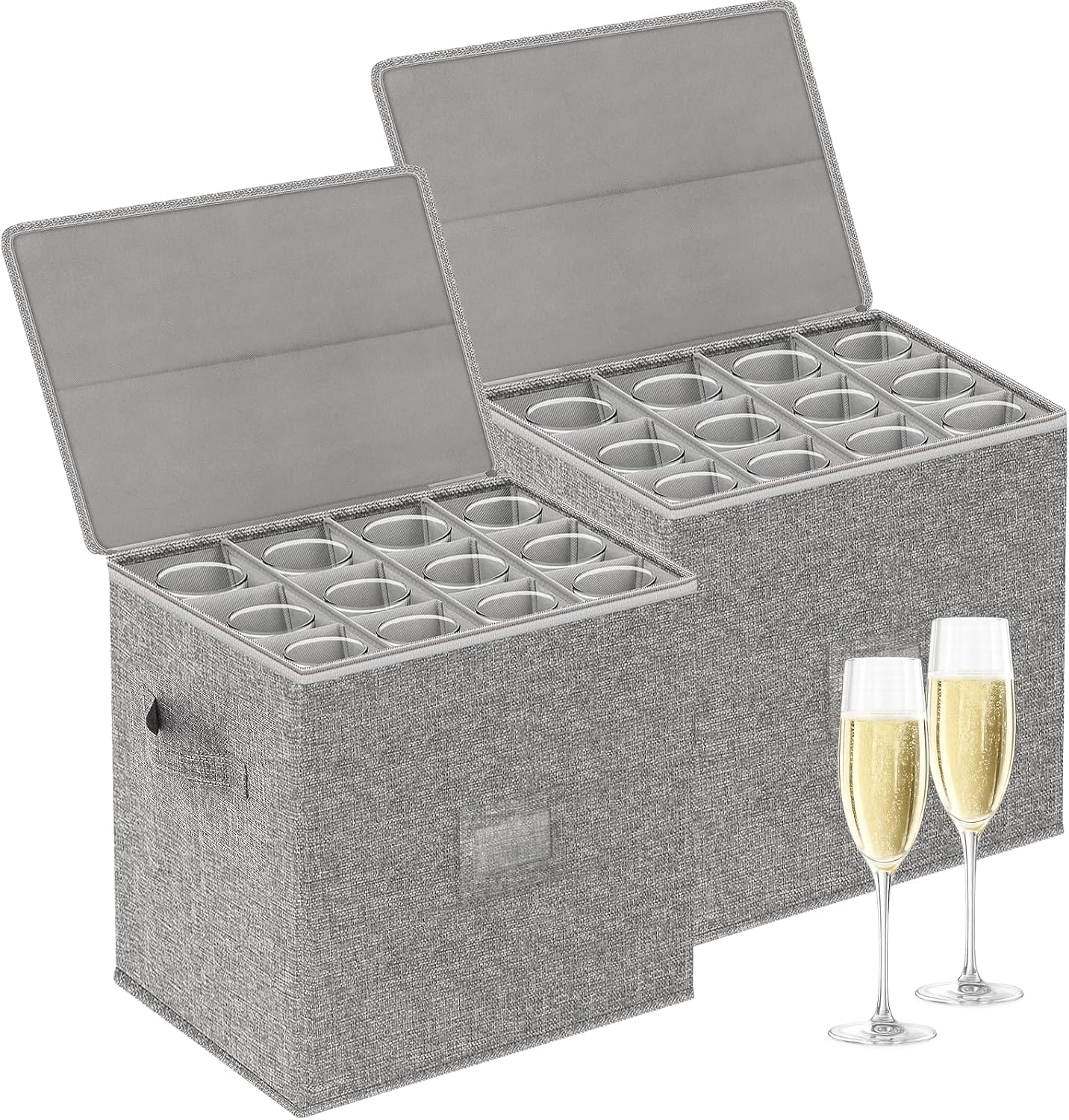 Stemware Storage Boxes 2-pack