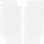 4-piece Plastic Cake Scraper