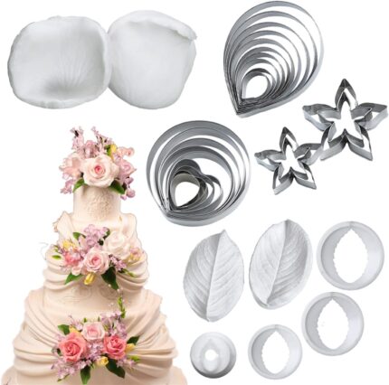 Rose Petal Cutter Veiner Set