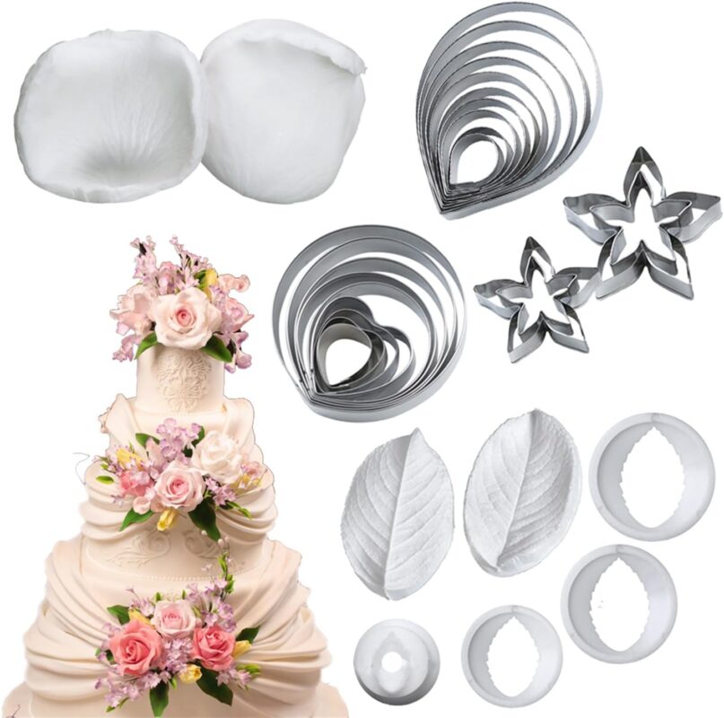 Rose Petal Cutter Veiner Set